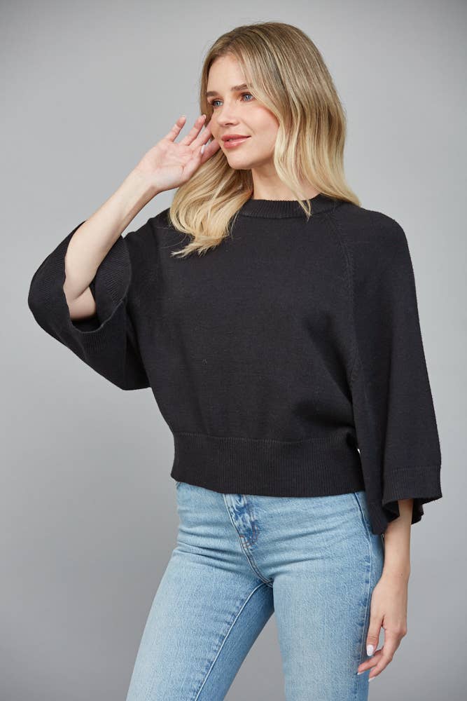 REGLAN CREW NECK SWEATER
