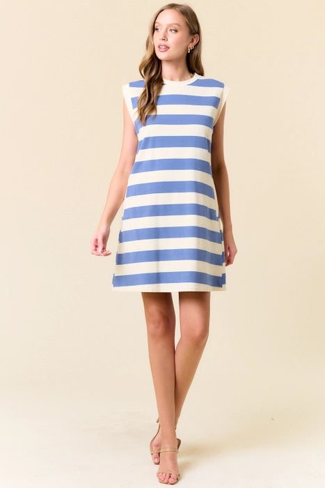 Rugby Stripe Mini Dress