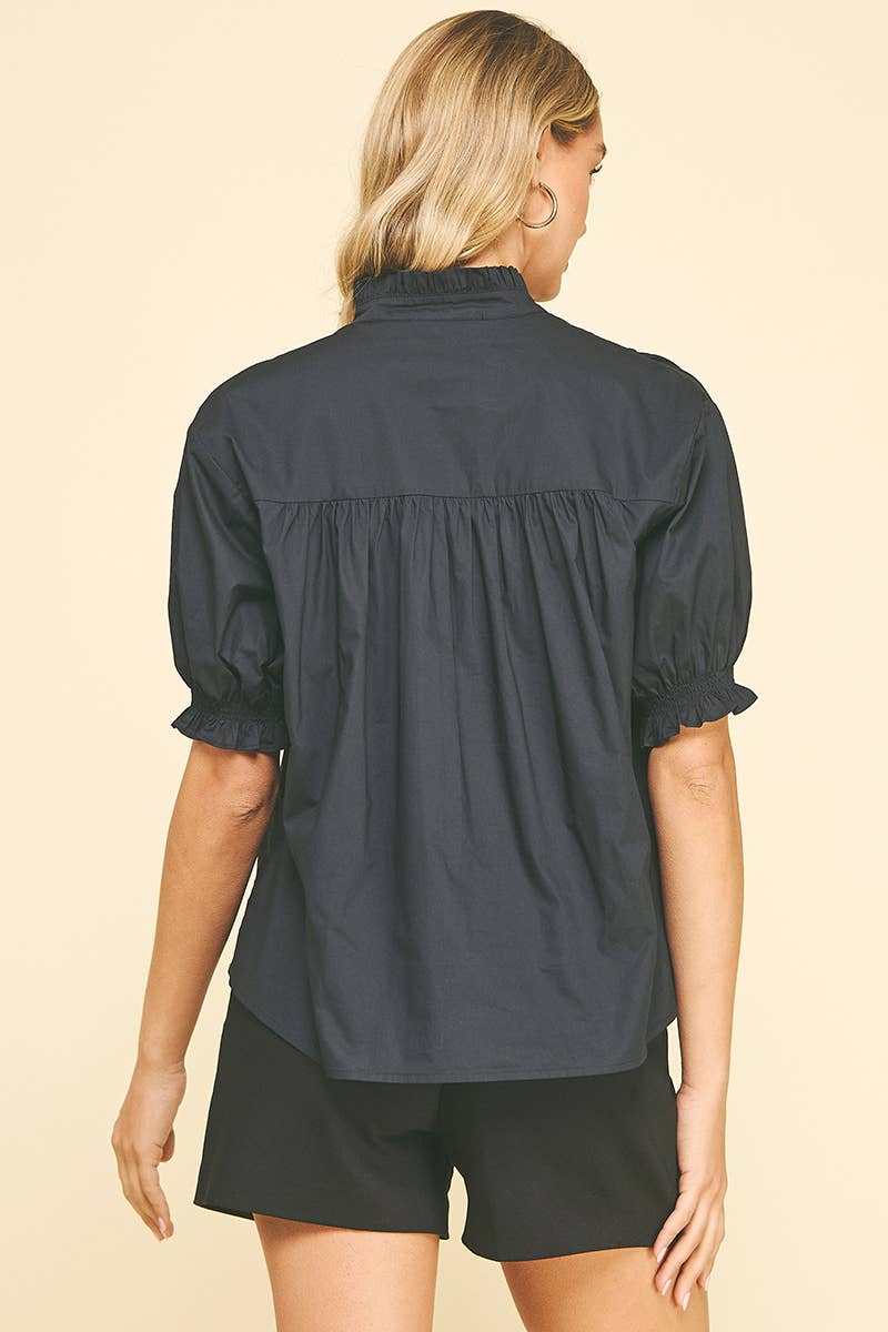 BALLOON SLEEVE BLOUSE