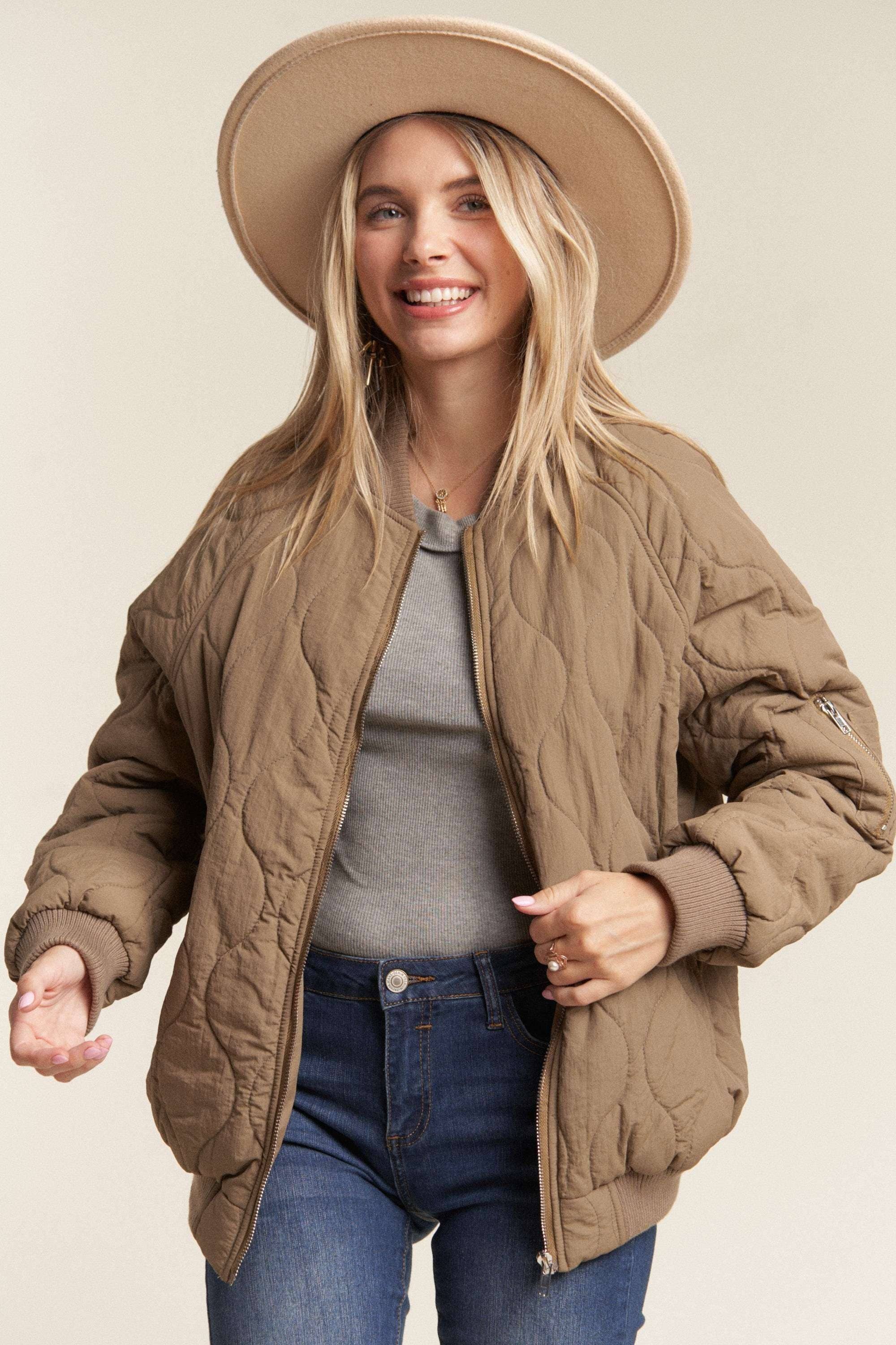 QUILTED UTILITY JACKET