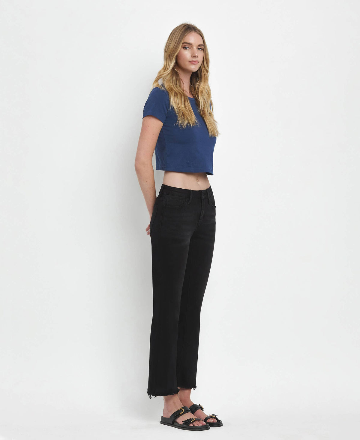 GRANDEUR MID RISE CROP FLARE