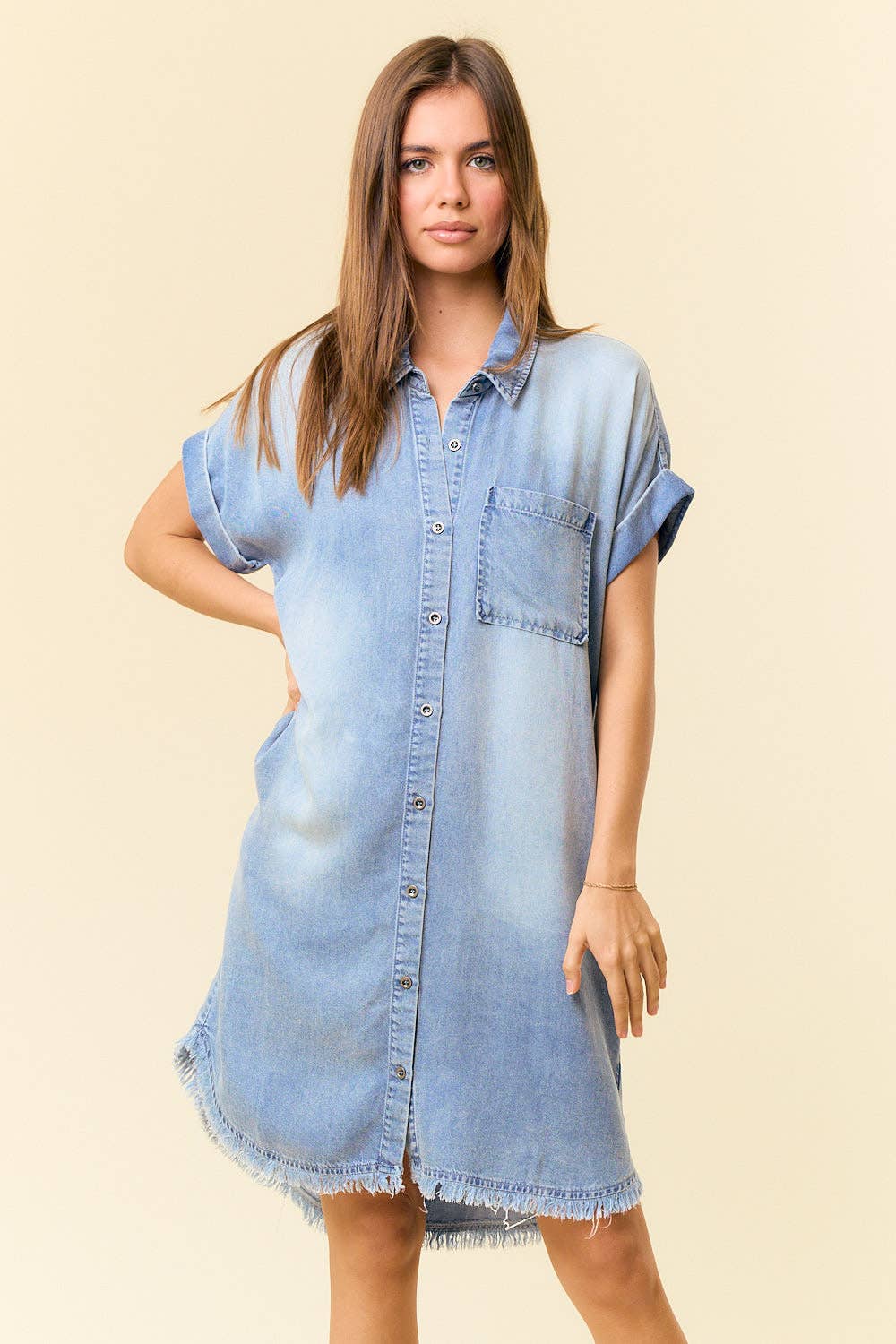 TENCEL MINI DRESS