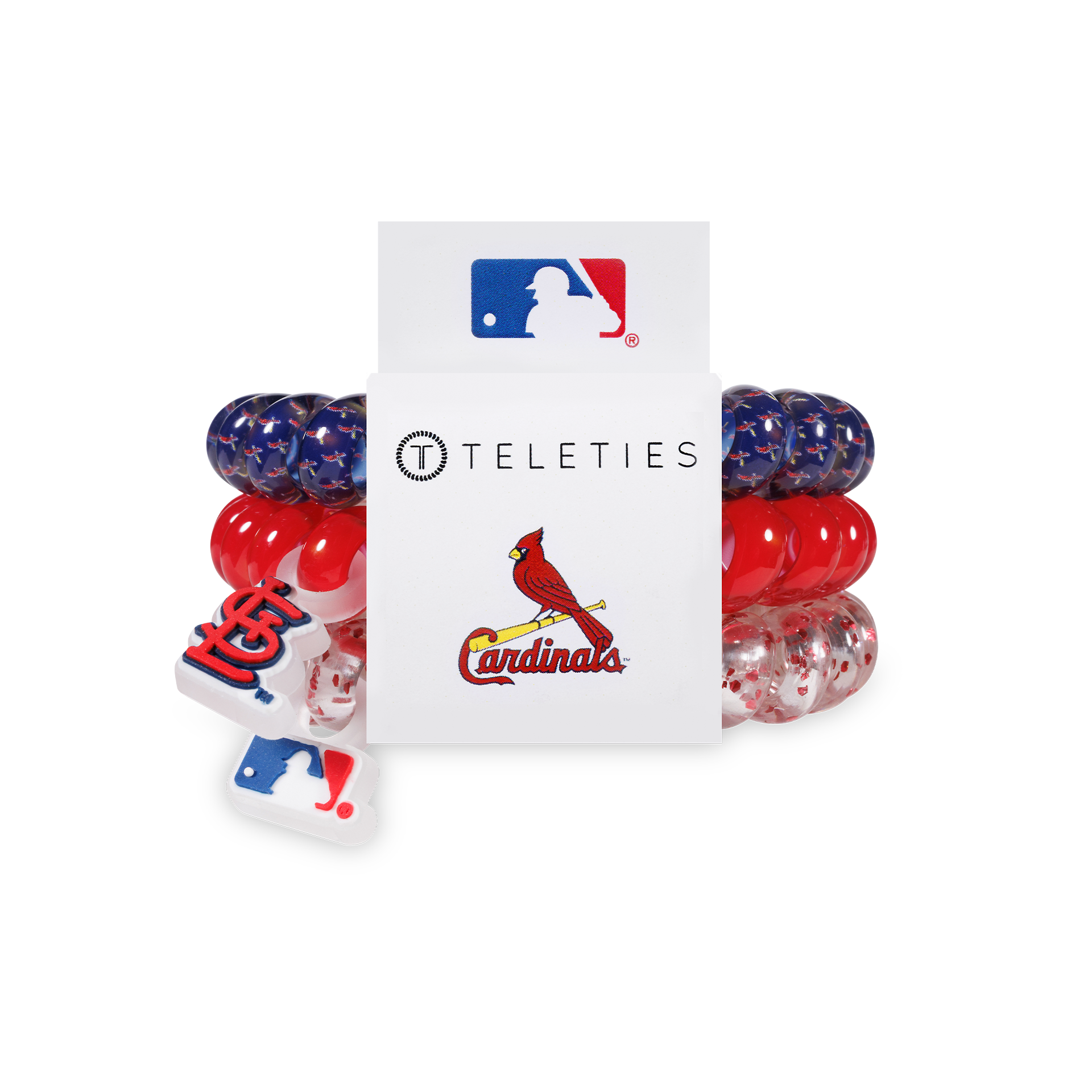 Spiral Hair Coils | Large | St. Louis Cardinals Hair Ties