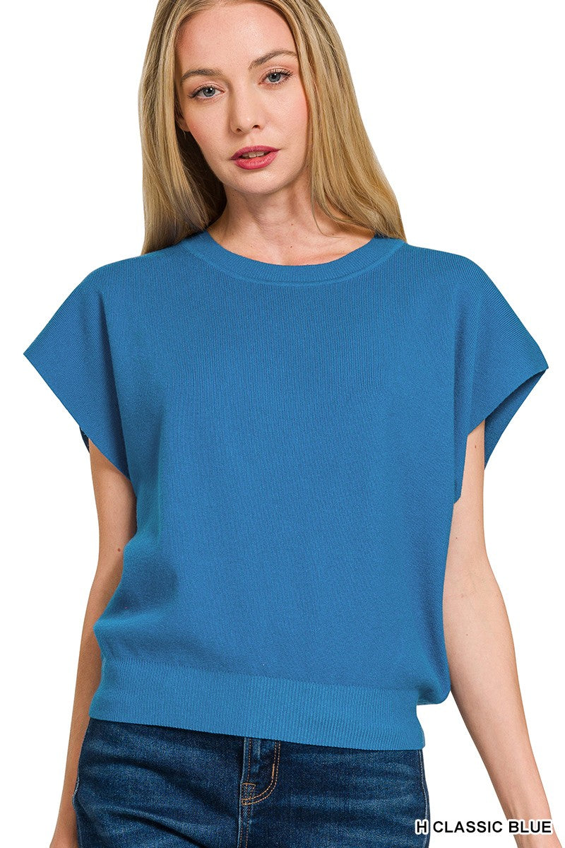 Short Sleeve Dohlman Sleeve Sweater