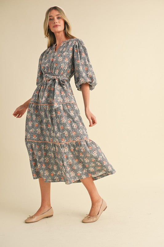Floral Midi Dress
