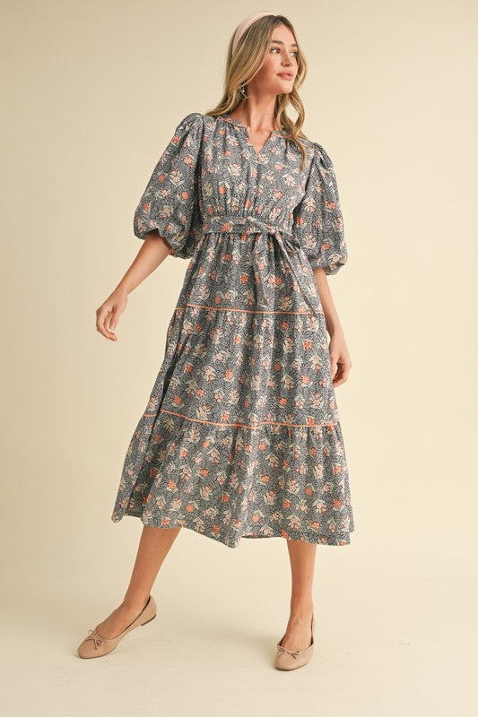 Floral Midi Dress