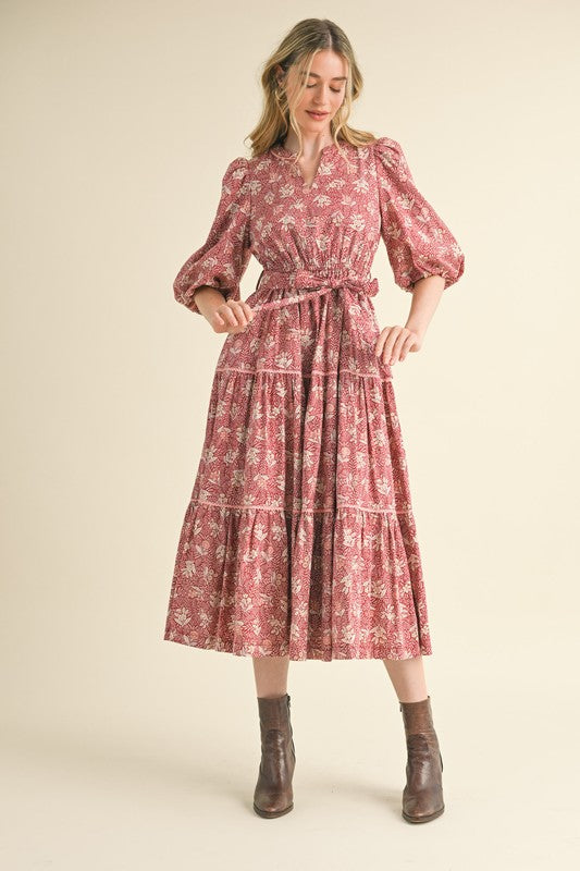 Floral Midi Dress