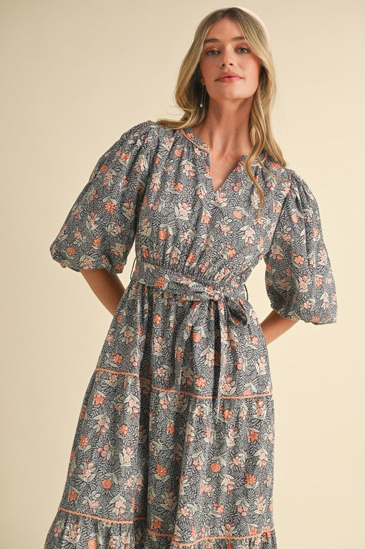 Floral Midi Dress