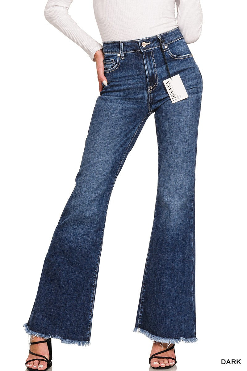 High Rise Bell Bottom-DKWash