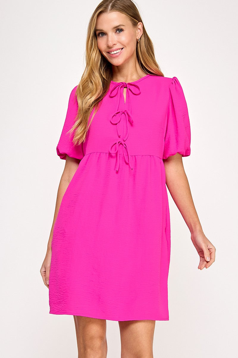 Front Tie Dress