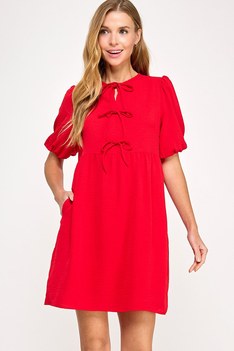 Front Tie Dress