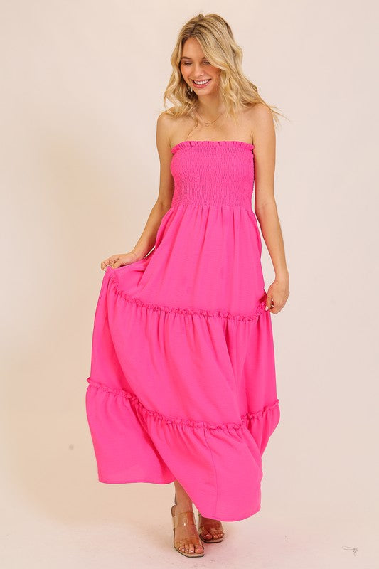 Strapless Maxi Dress