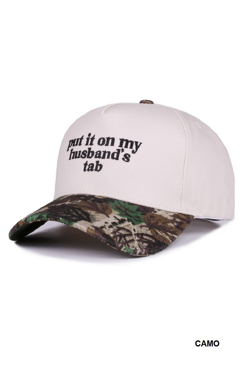Husbands Tab Baseball Cap