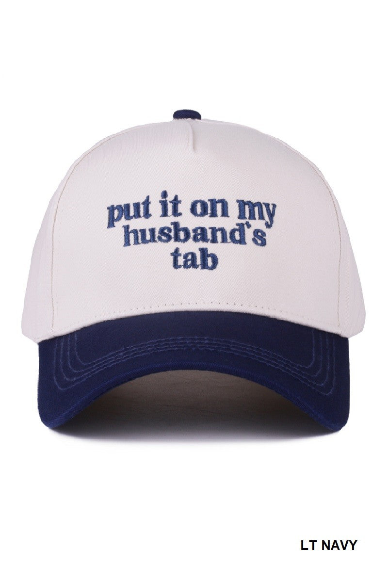 Husbands Tab Baseball Cap