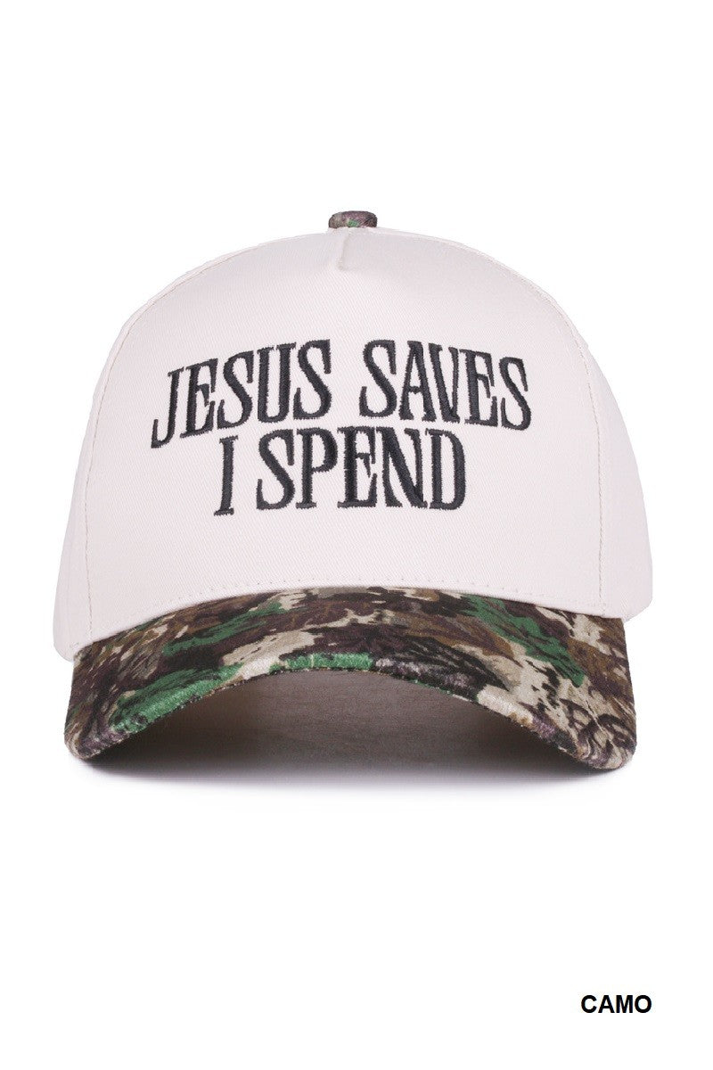 Jesus Saves Baseball Cap