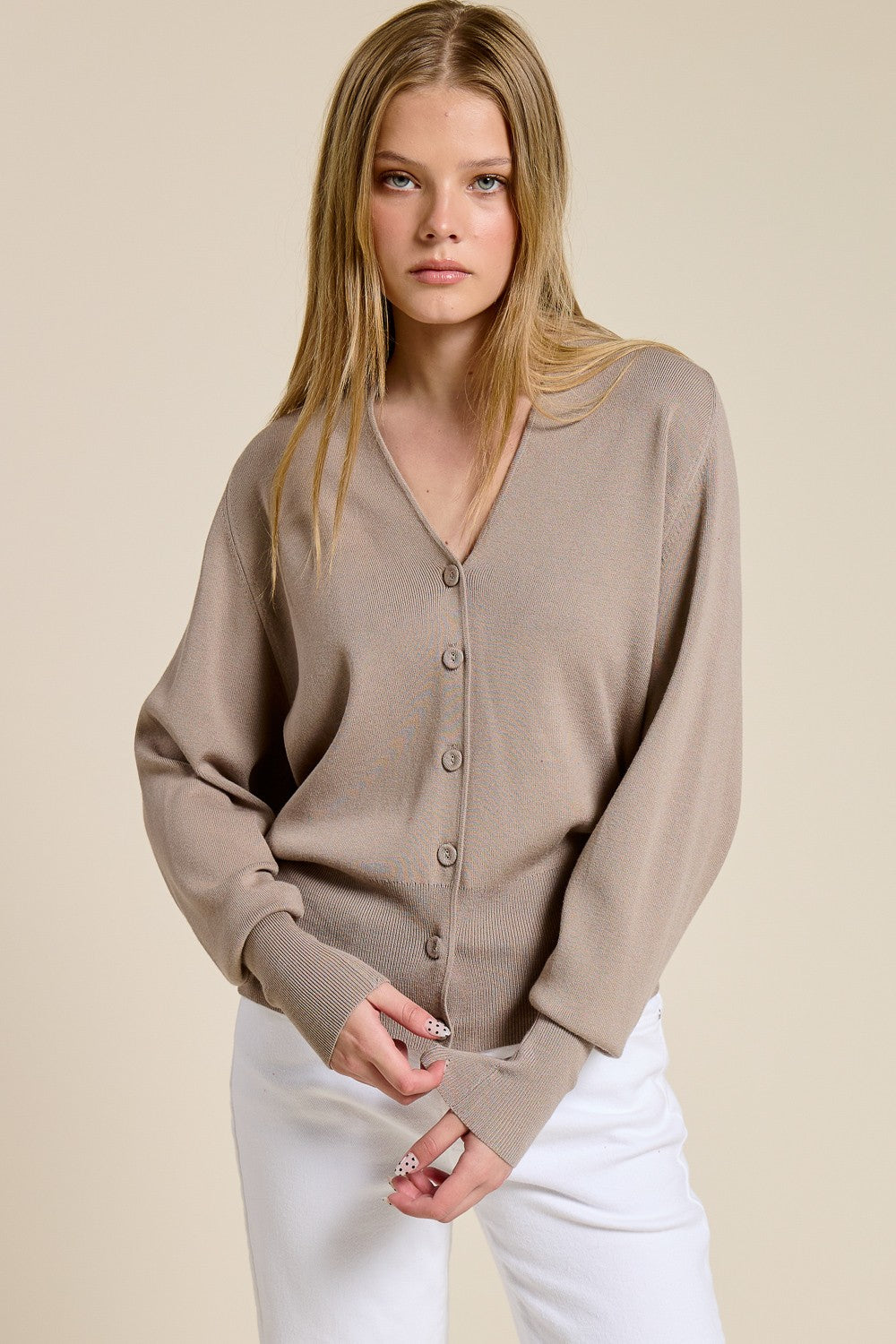 Cashmere Blend Cardigan