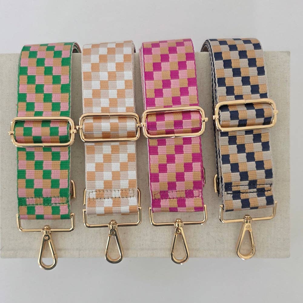 Hendrix Checkered Guitar Bag Strap