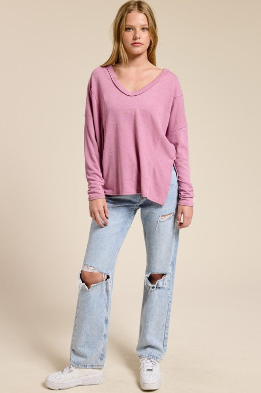 VNeck Terry Dolman