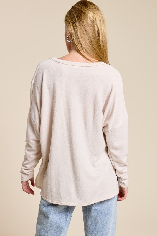 VNeck Terry Dolman