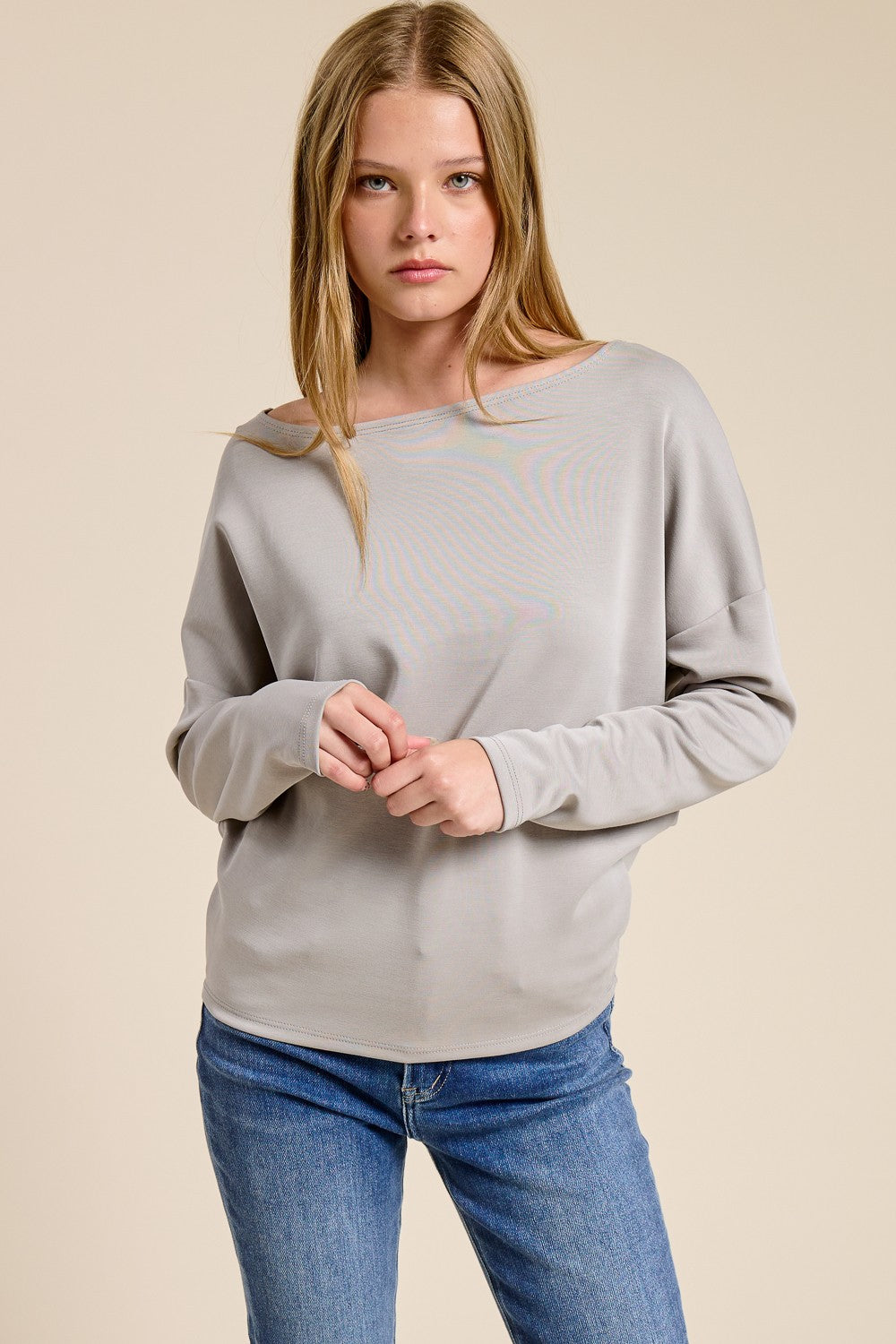 Dolman Sleeve Scuba Top
