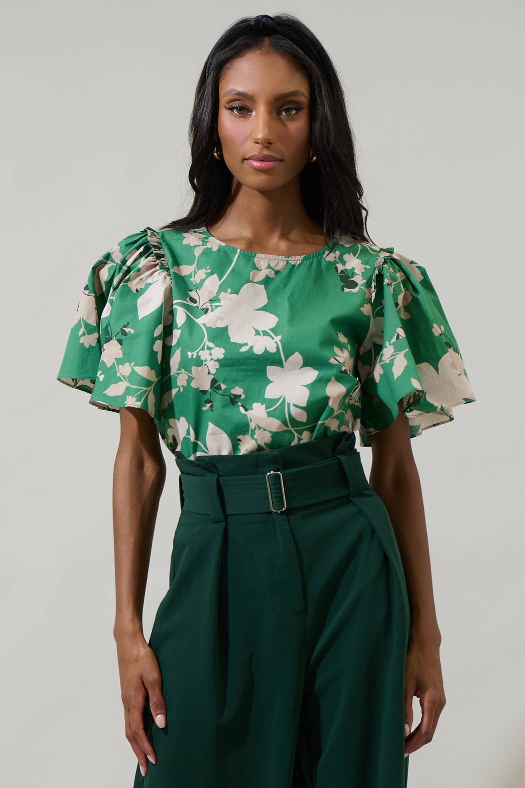Nora Floral Puff Sleeve Top