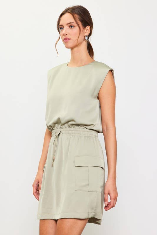 Muscle Utility Mini Dress