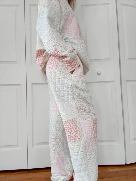 Pastel Quilted Joggers
