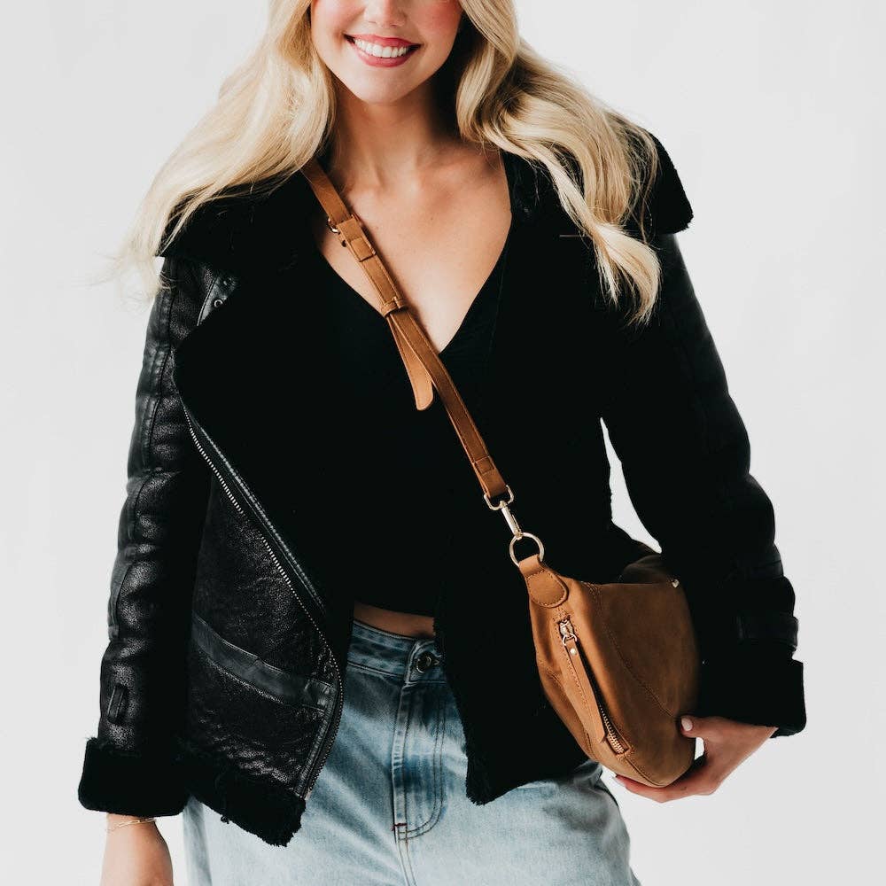 Netty Nubuck Crossbody