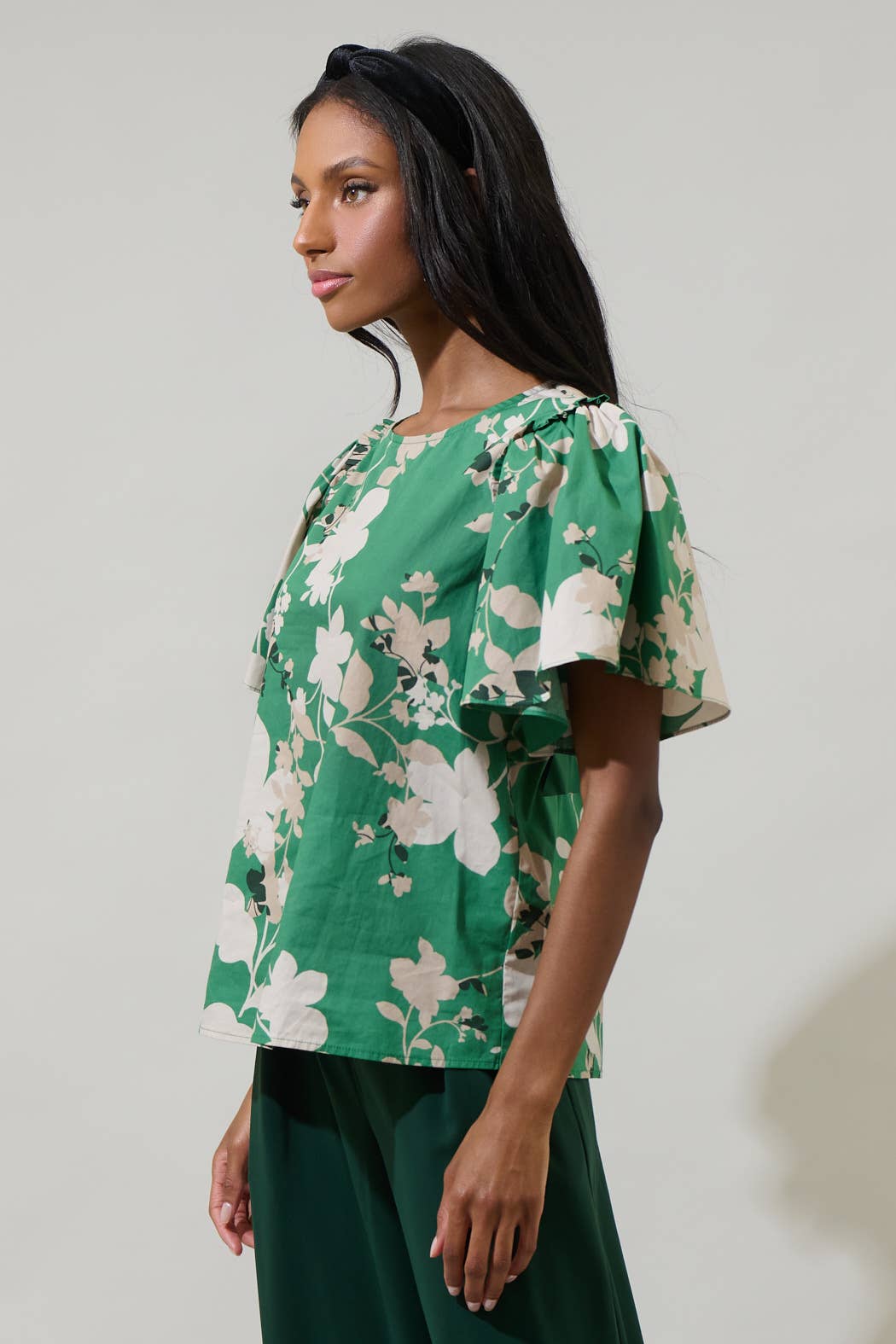 Nora Floral Puff Sleeve Top