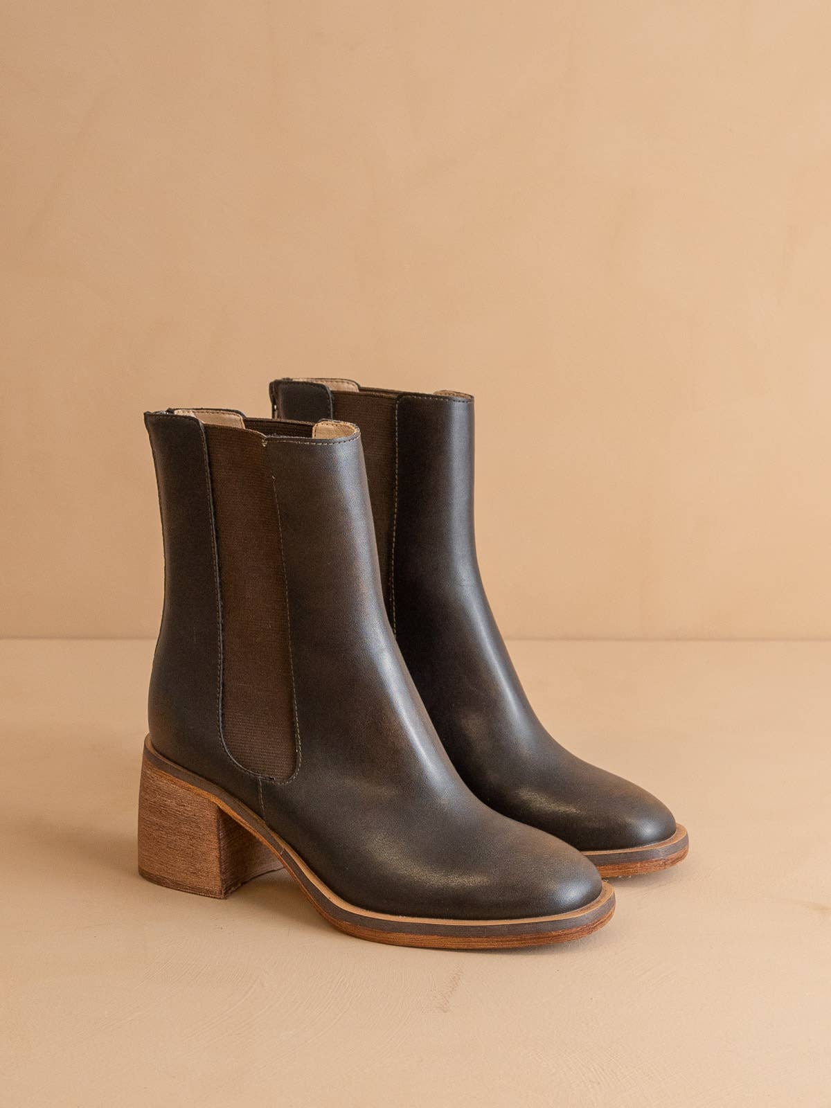 Espresso Chelsea Heel Boots