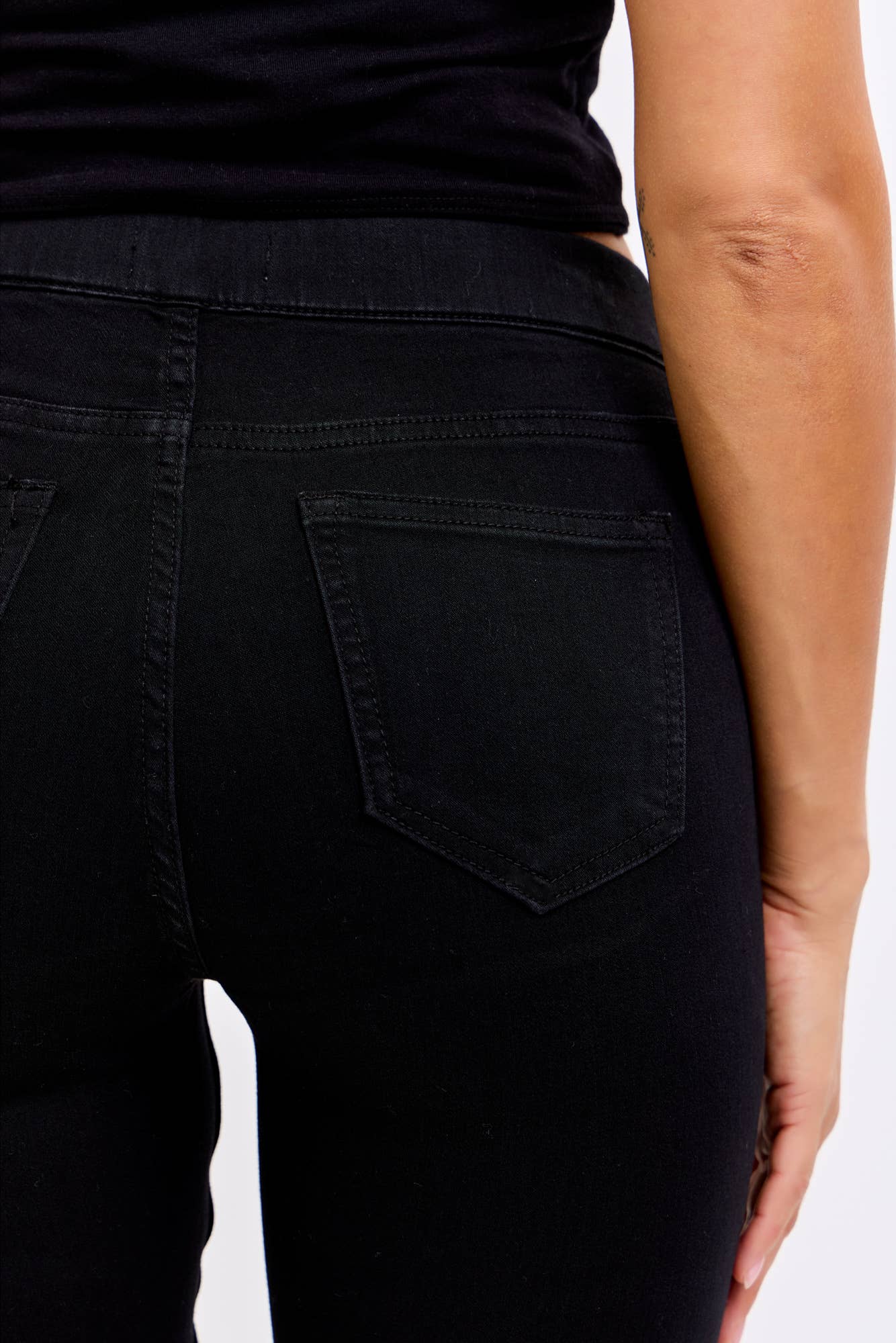 Black Flared Jegging