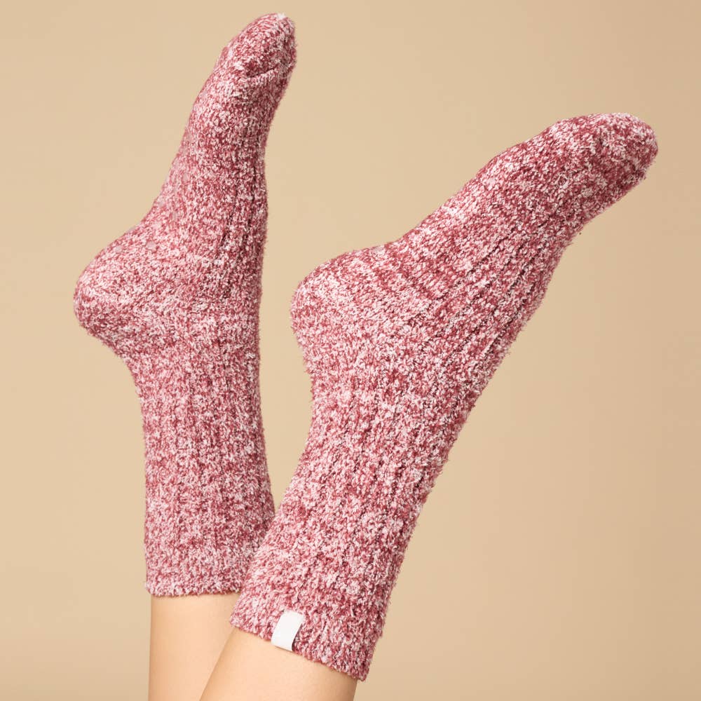 Cozy Marshmallow Crew Socks