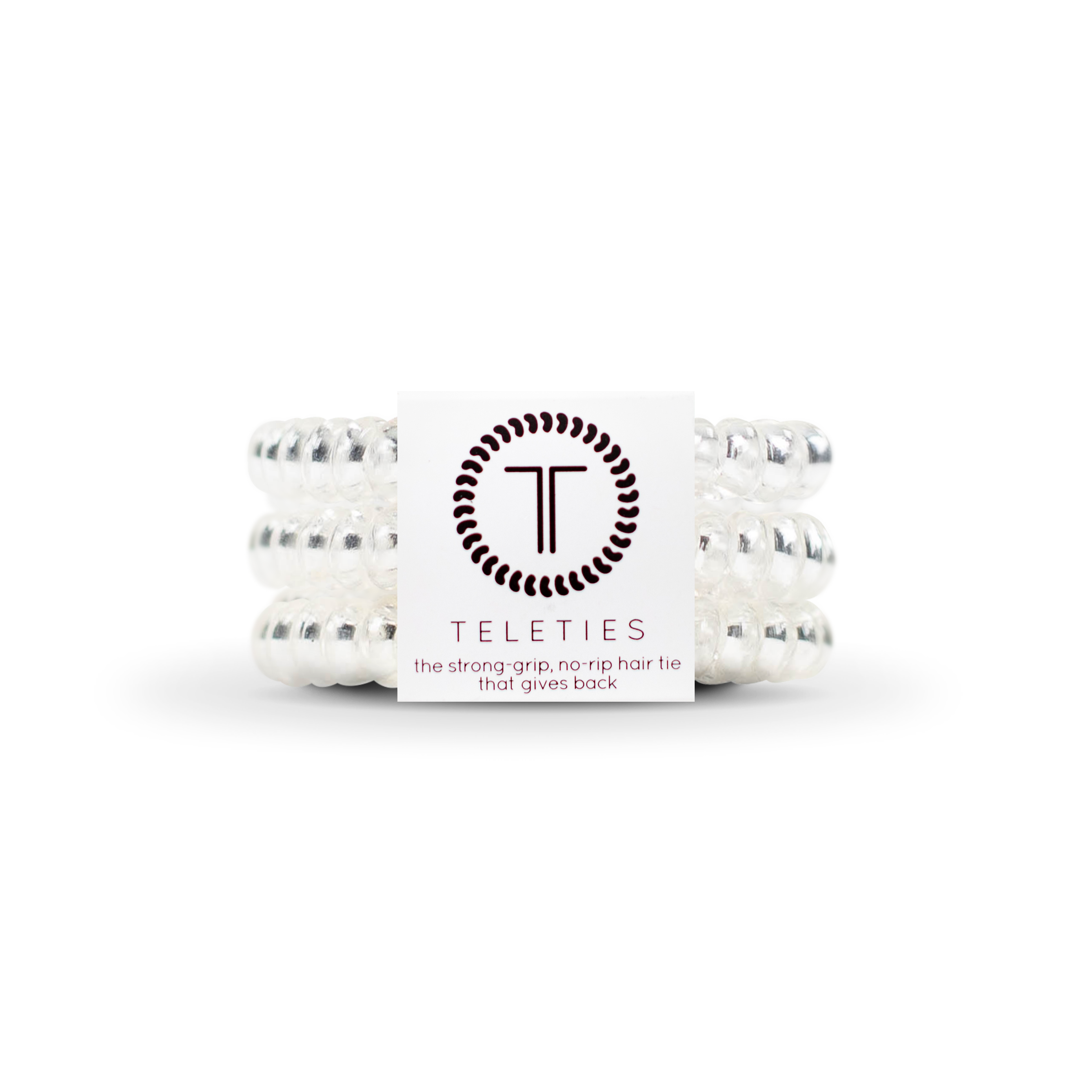 Spiral Hair Coils | Small | Crystal Clear Hair Ties