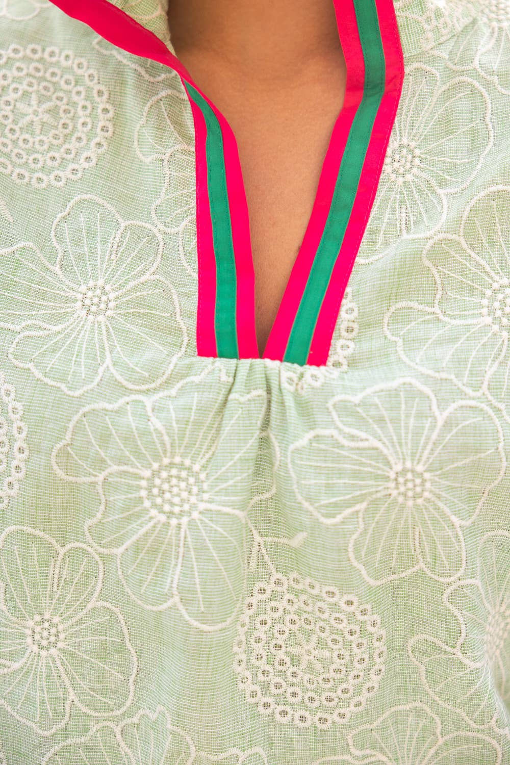 Floral Embroidered Top