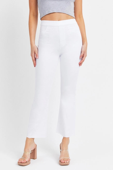 Cello Distressed White Jegging