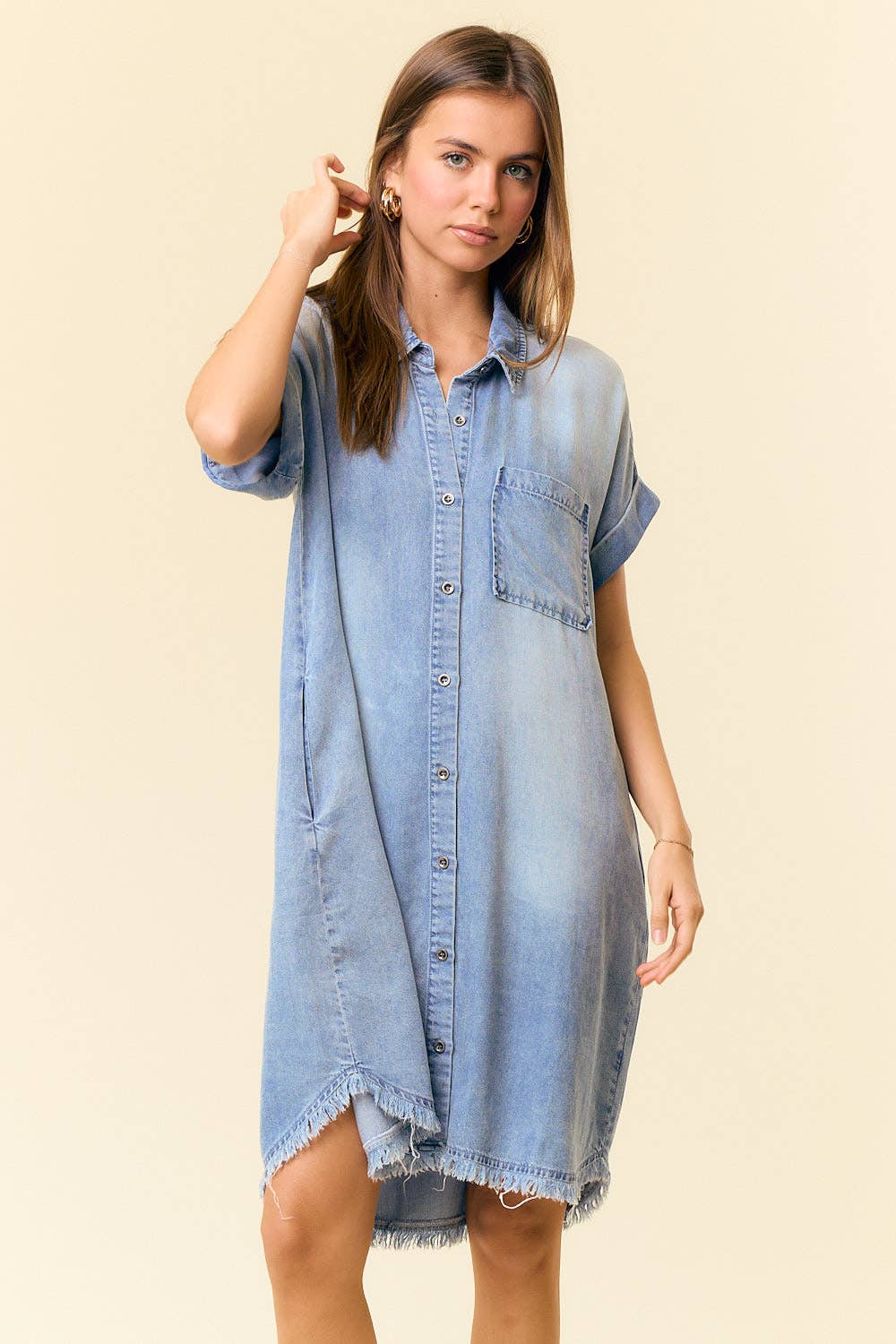TENCEL MINI DRESS
