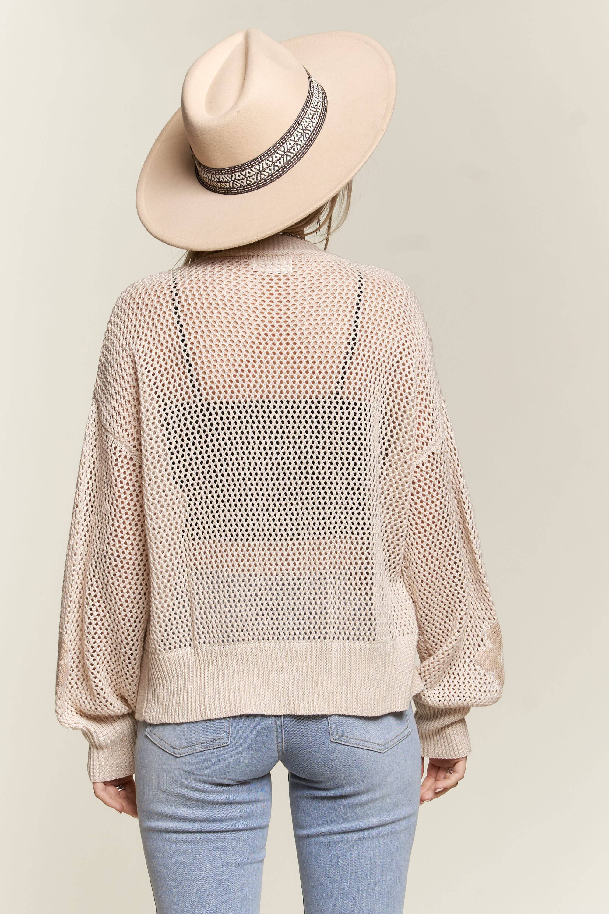 LIGHTWEIGHT FLORAL CARDIGAN