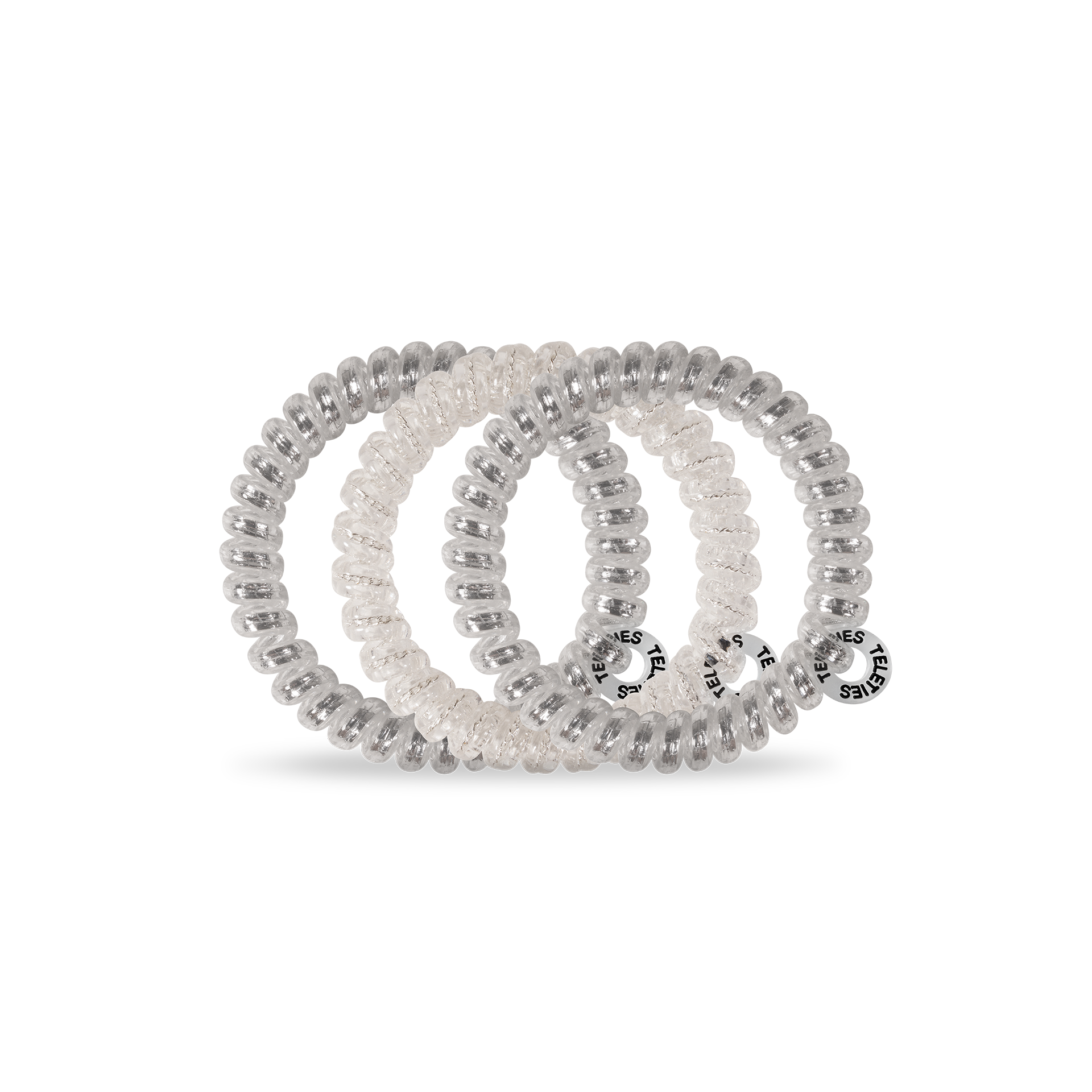 Spiral Hair Coils | Small | Silver Slay Hair Ties