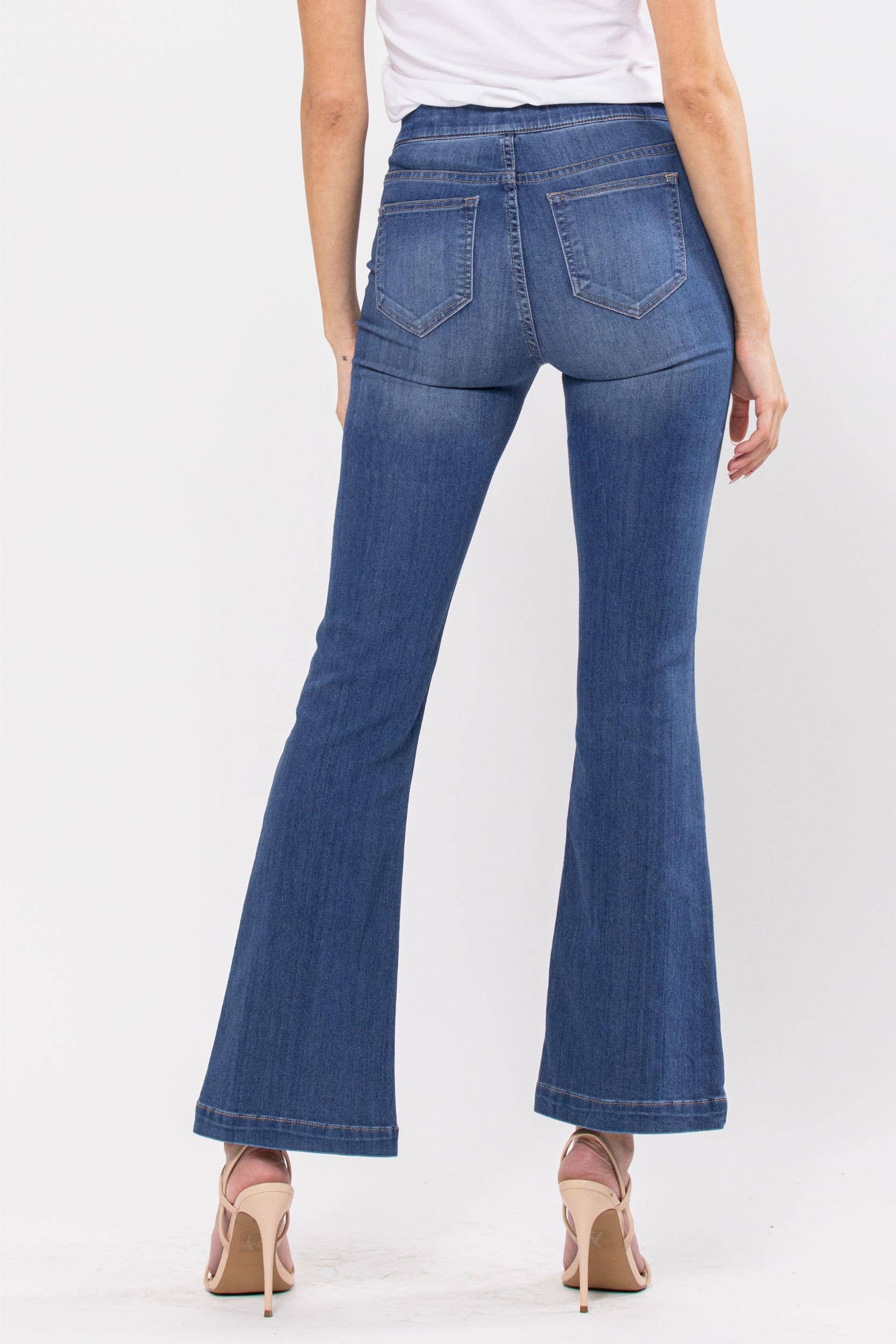 Medium Wash Flare Jegging