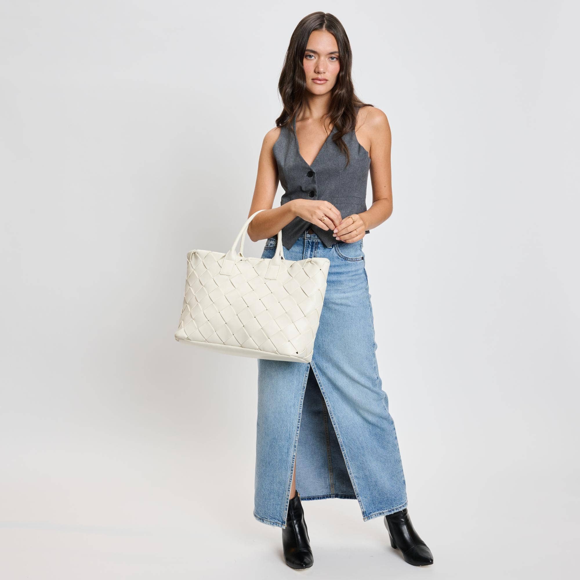 Adeline Woven Tote
