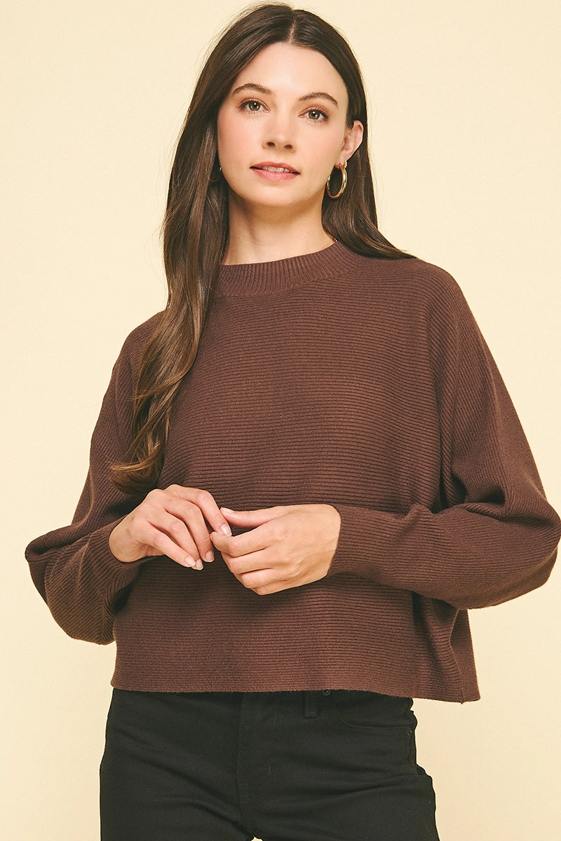 DOLMAN SLEEVES SWEATER