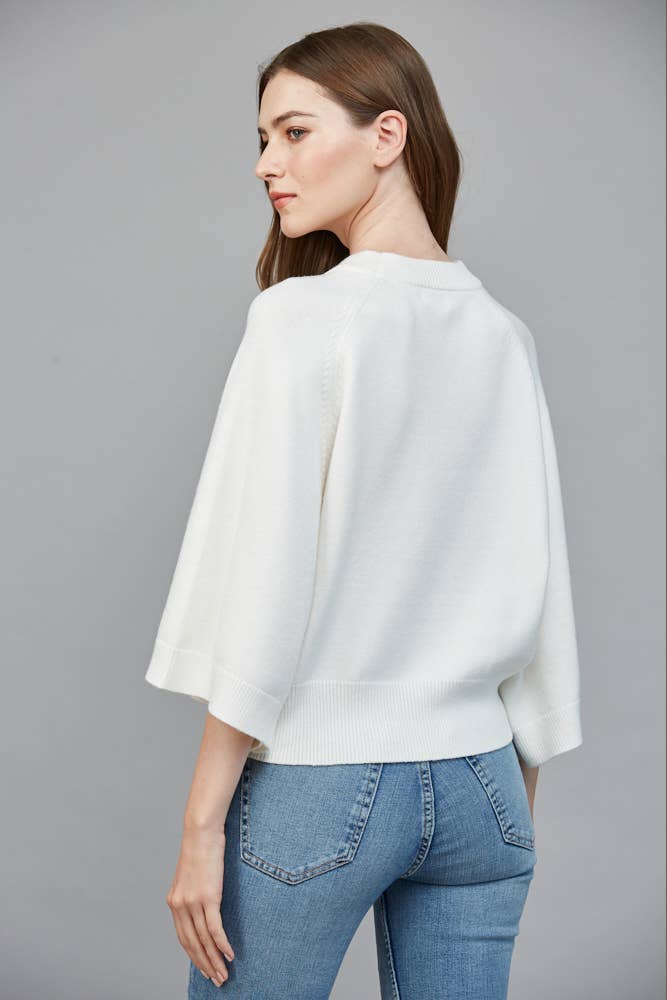 REGLAN CREW NECK SWEATER