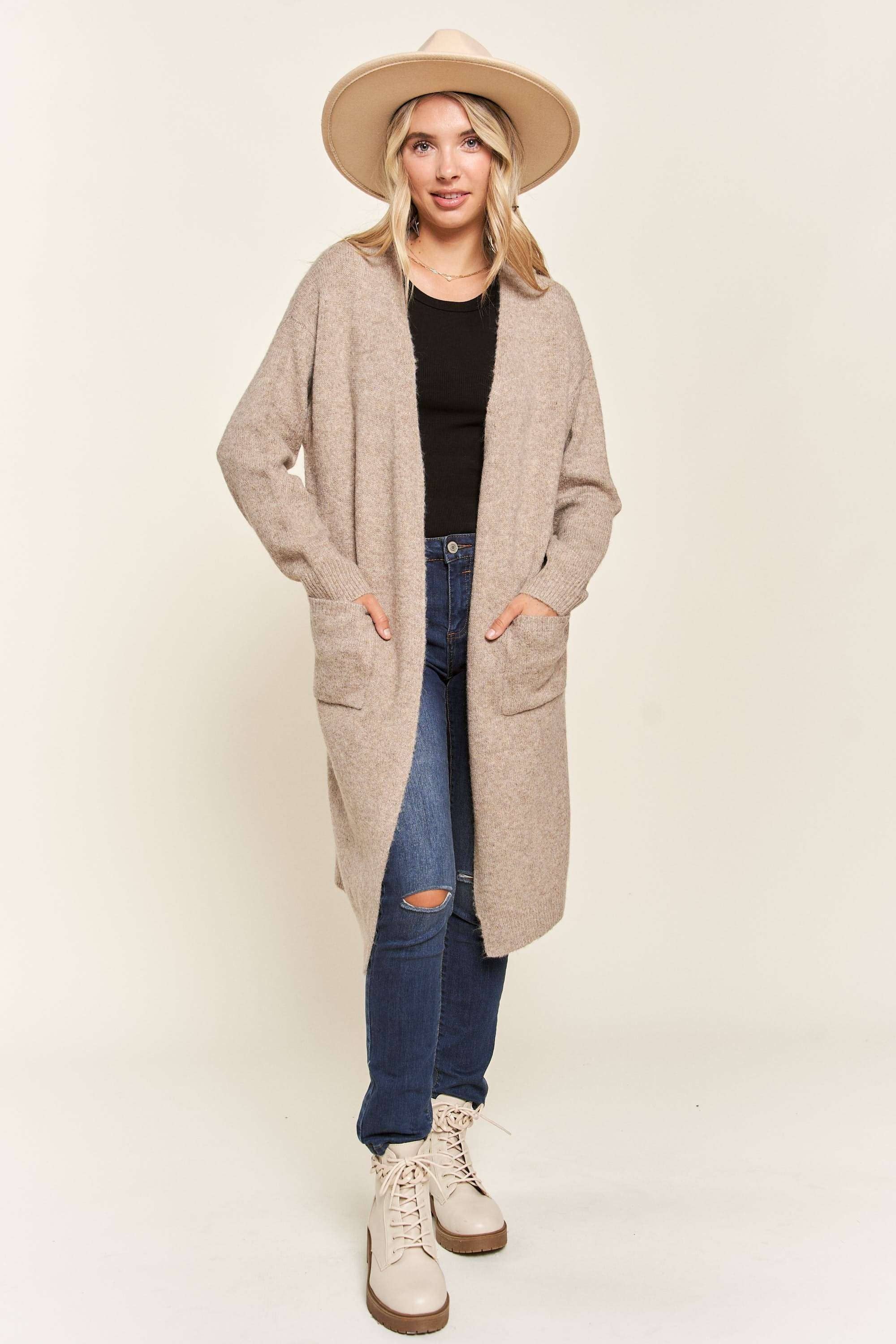 OPEN SWEATER CARDIGAN