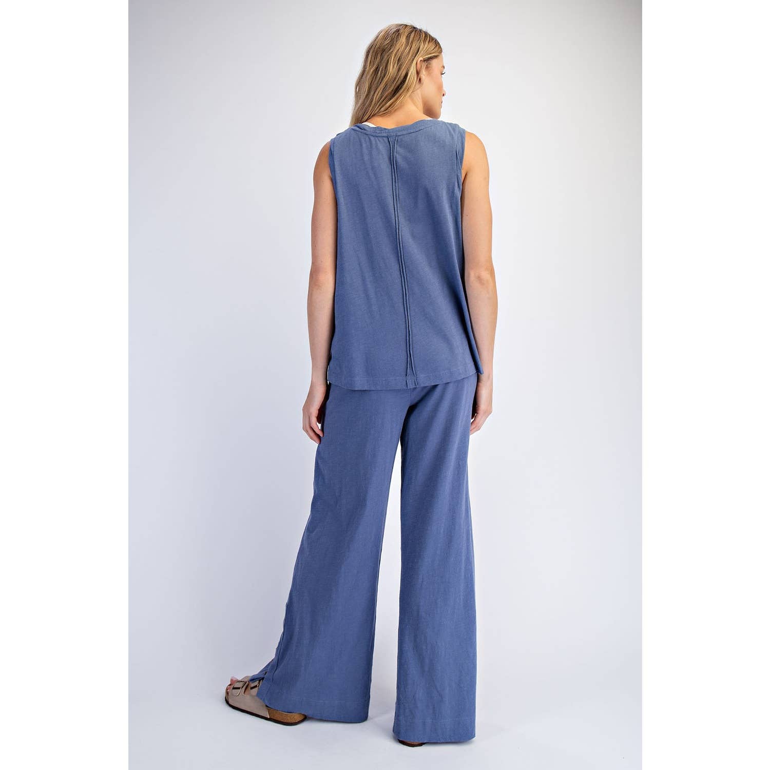 COTTON SLUB LAID-BACK CHIC SET