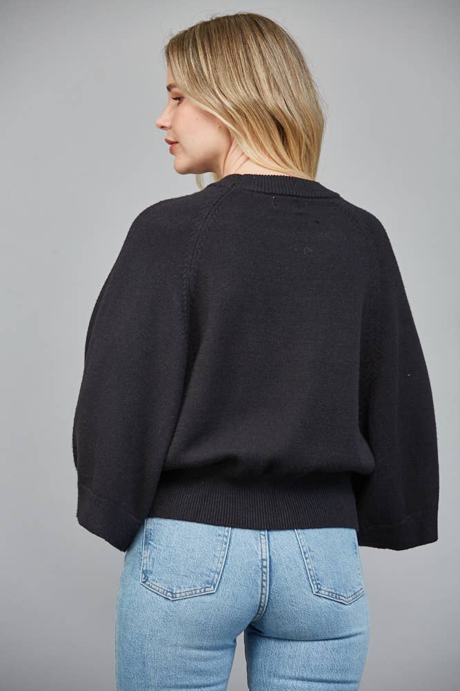 REGLAN CREW NECK SWEATER