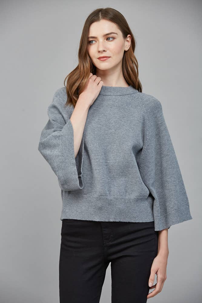 REGLAN CREW NECK SWEATER