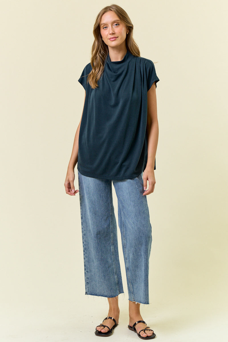 Draped Dolman Top
