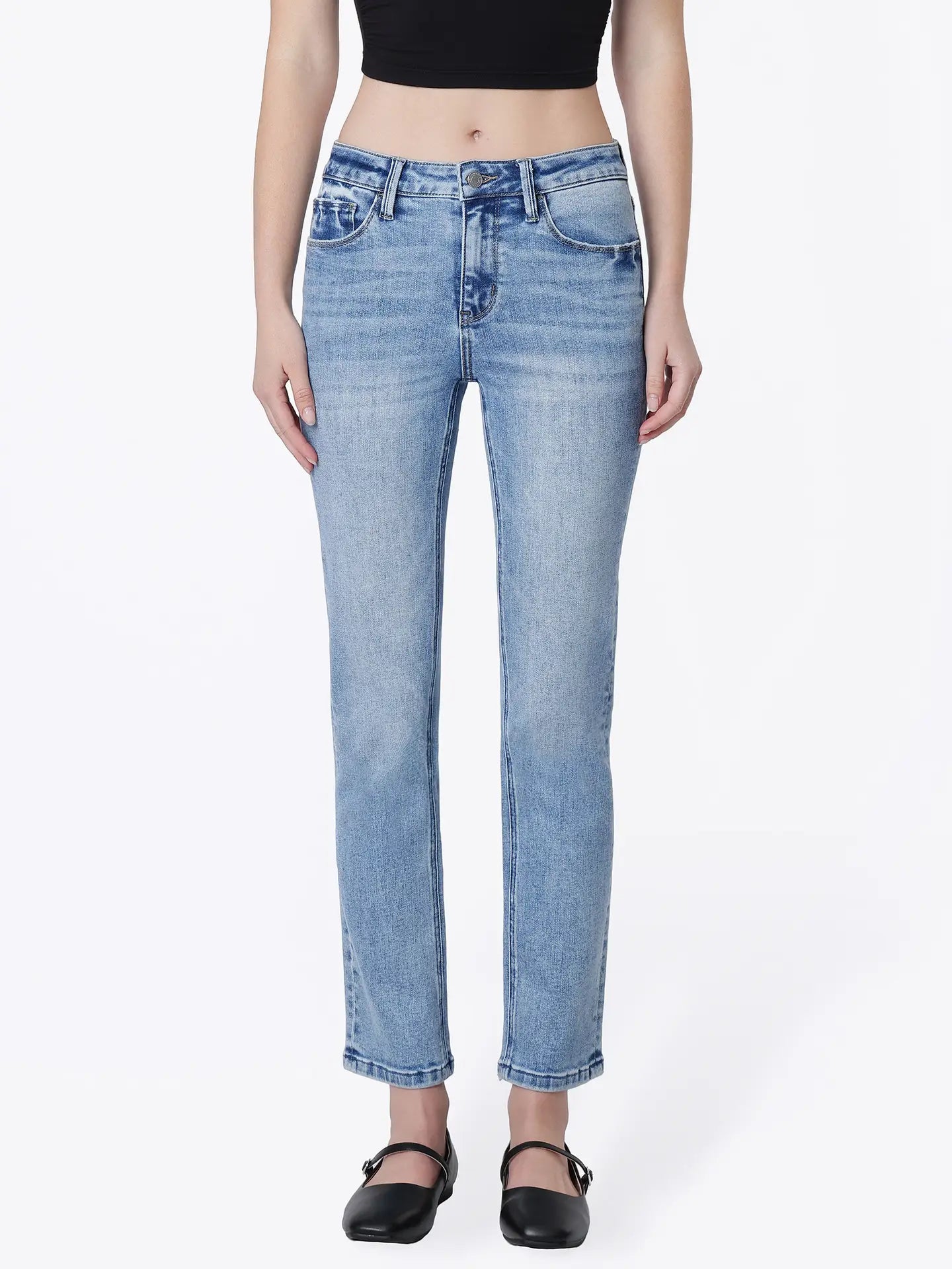 Aquila - Mid Rise Slim Straight