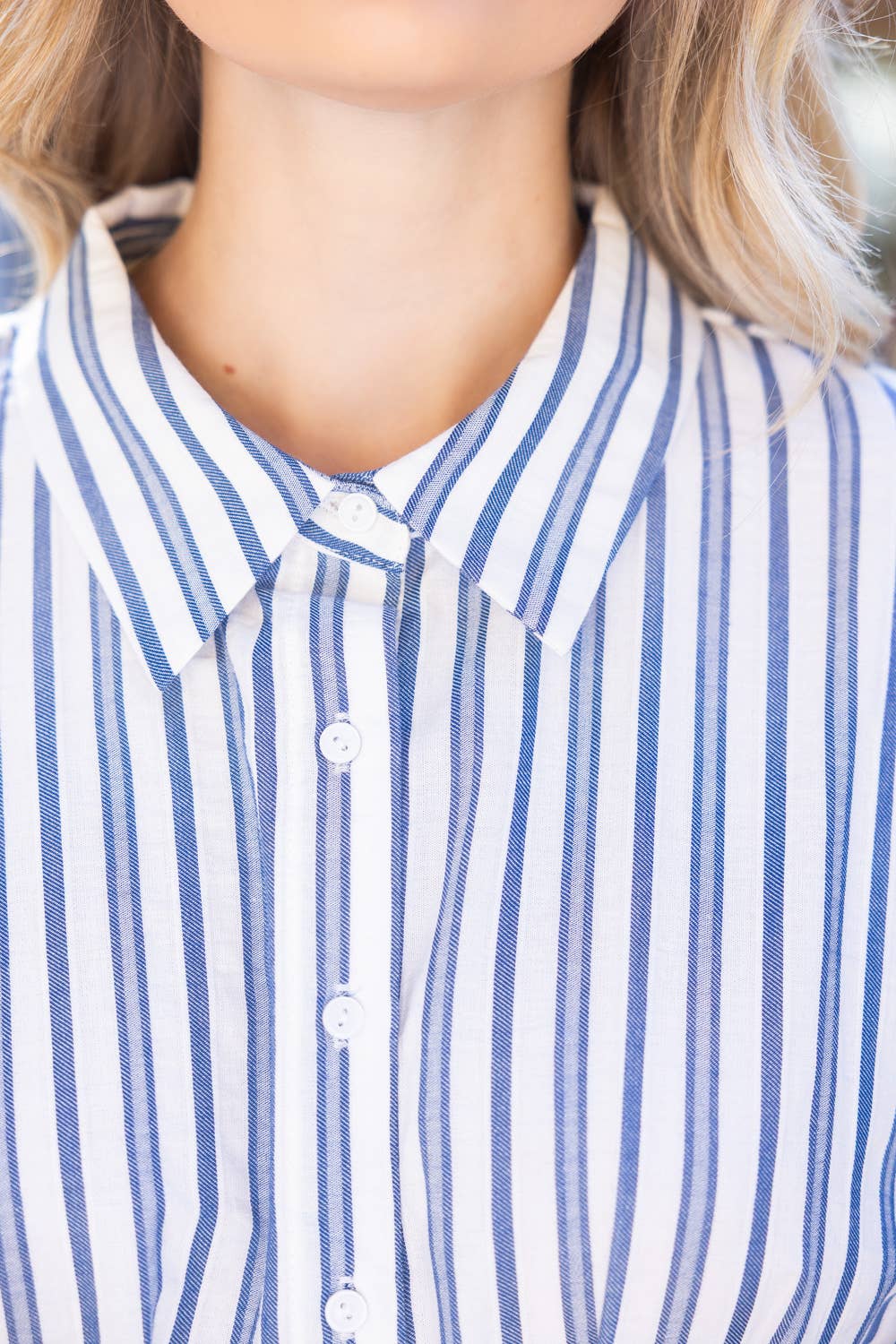 Pleated Waist Shirt Dress