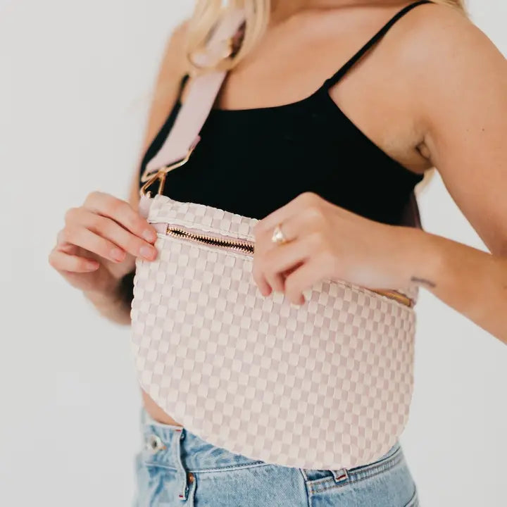 Westlyn Bum Bag - Checkered blush